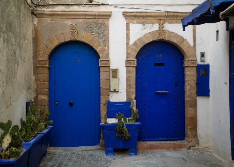 Essaouira blue doors