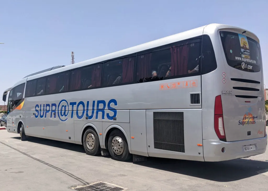 Supratours bus from Marrakech to Essaouira