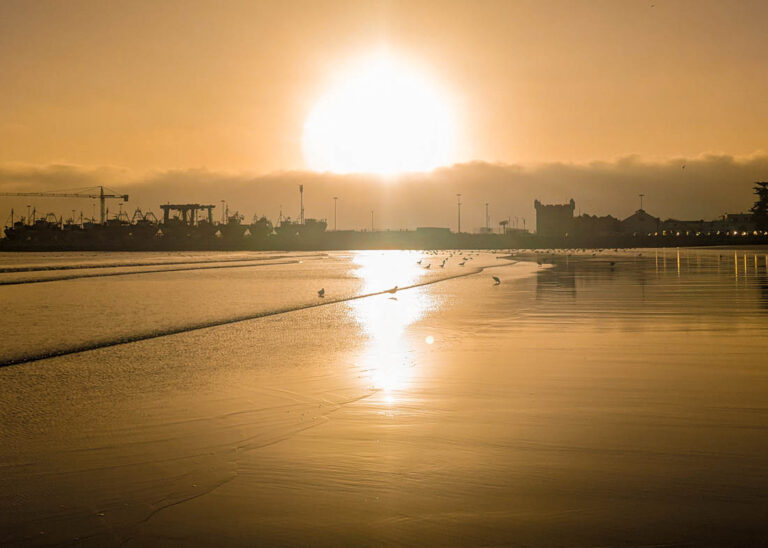 sunset at Essaouira