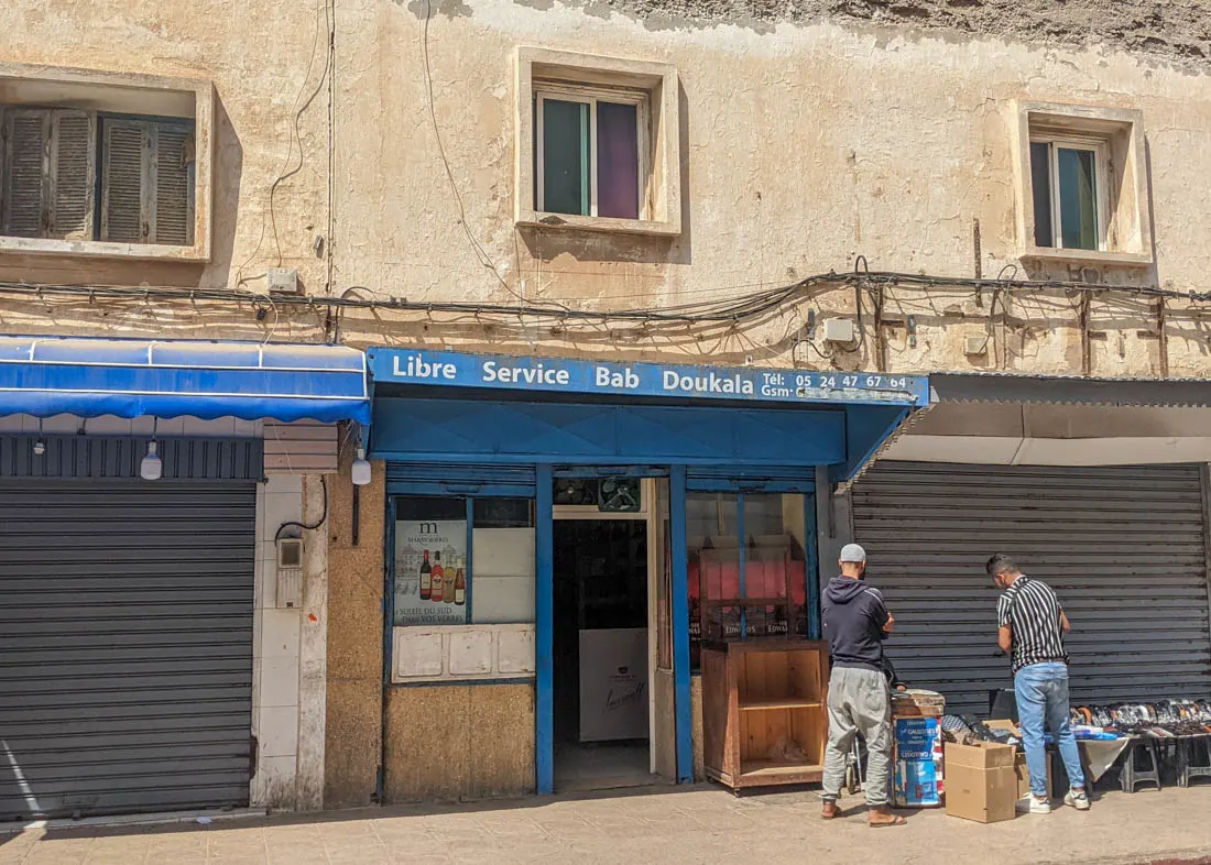 Bab Doukkala alcohol shop Essaouira