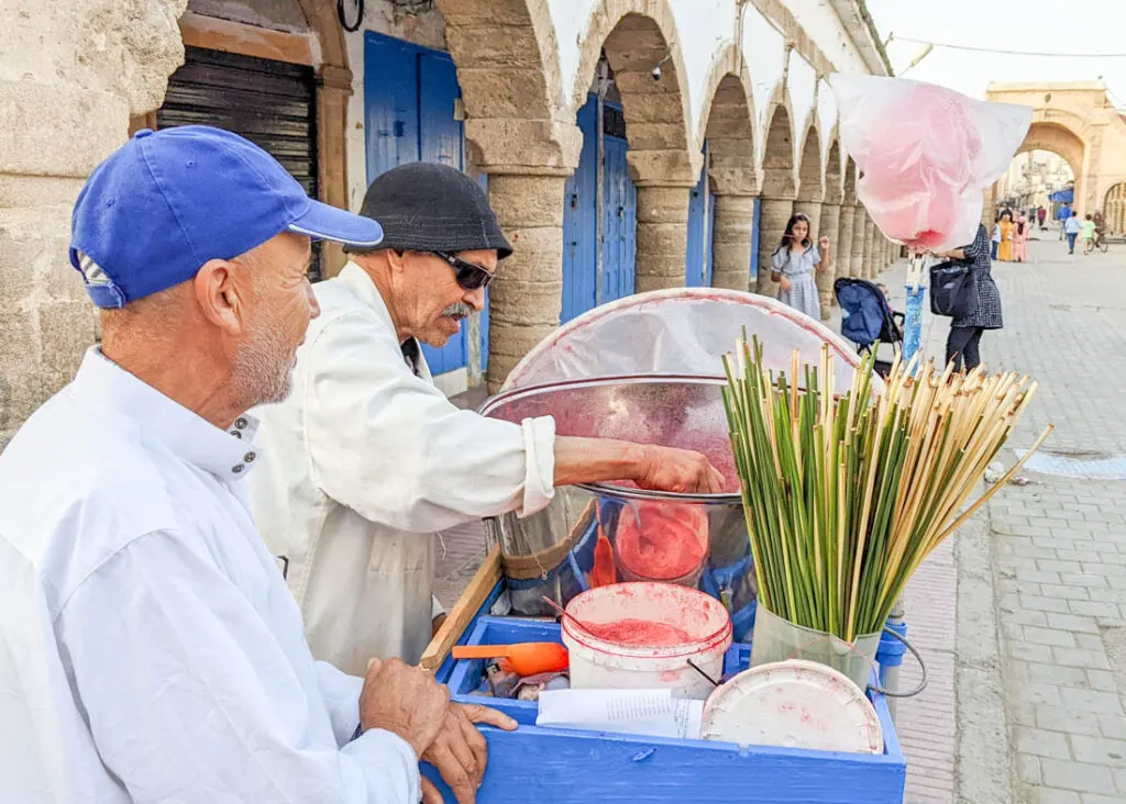 candyfloss on Eid al-Adha Essaouira