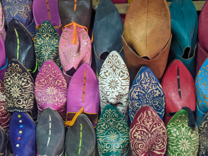 slippers in Essaouria