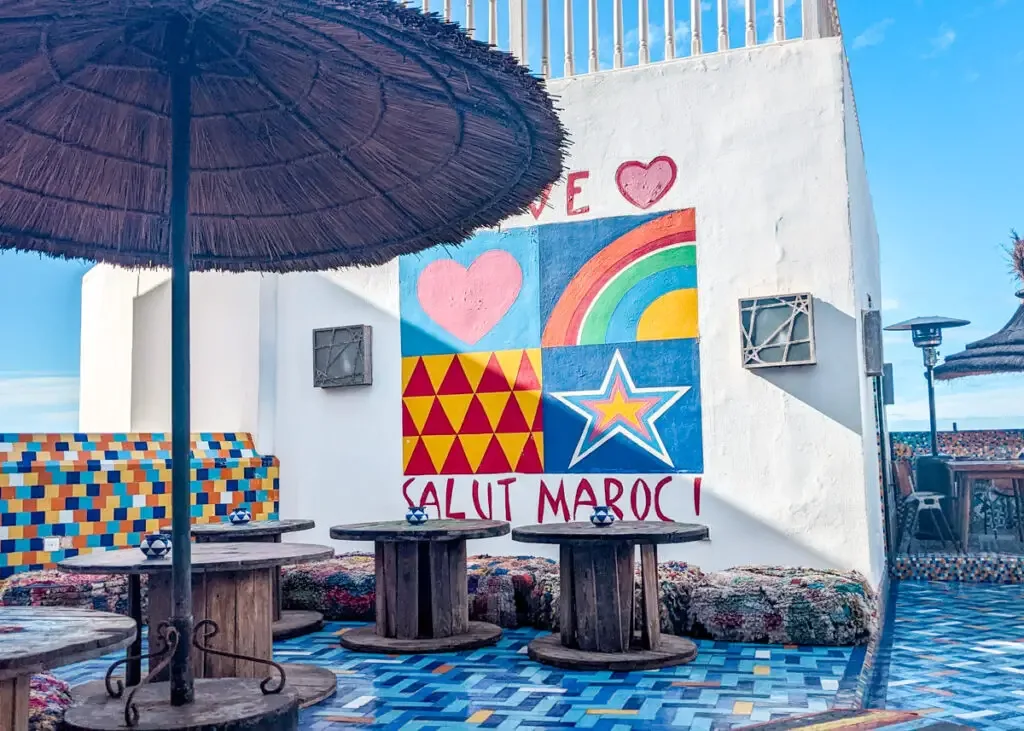 Salut Maroc rooftop bar and restaurant
