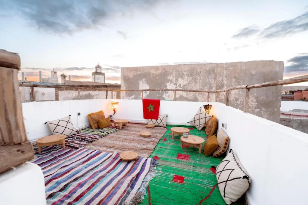 Giraffe Hostel rooftop