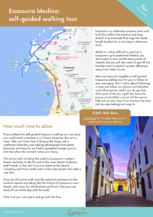 Explore Essaouira walk guide sample