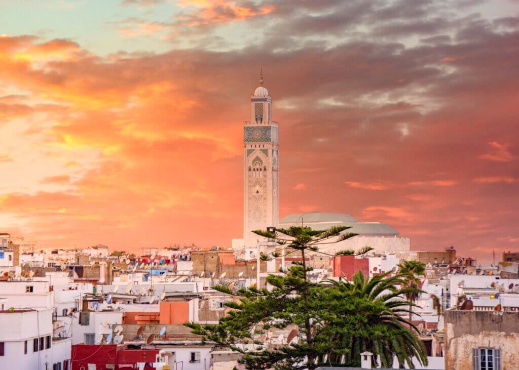 Casablanca sunset